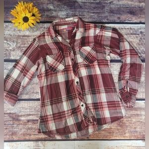 BTC PLAID SHIRT SIZE MEDIUM